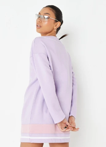Бузкова кежуал сукня сукня светр Missguided з логотипом