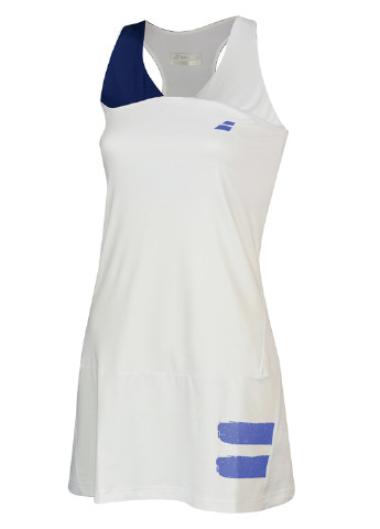 Белое спортивное платье Babolat с логотипом