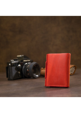 Женское кожаное портмоне 8х10х1,5 см Grande Pelle (253491337)