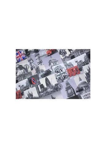Постельное белье Бязь Ranforce Elite 17-0538 London Street 160х220 полуторный (2200004699240) Mirson (254076917)