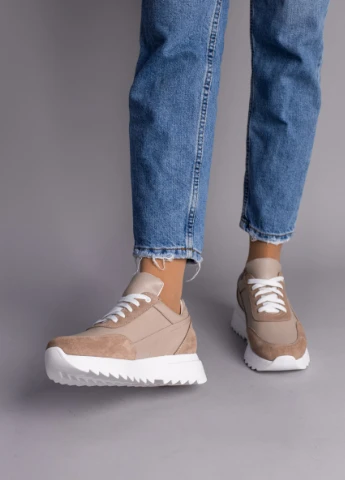 Кроссовки ShoesBand Brand бежевые демисезоны (253915715)