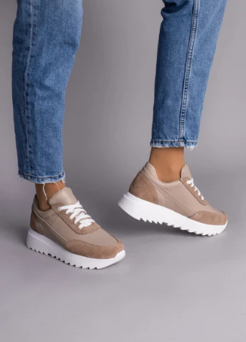 Кроссовки ShoesBand Brand бежевые демисезоны (253915715)