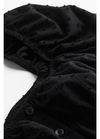 Черное кэжуал платье H&M однотонное