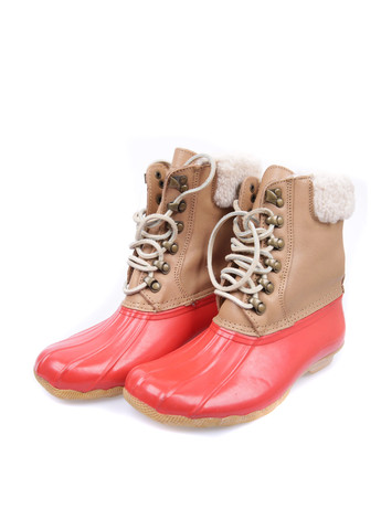 Детские красные зимние кэжуал ботинки с мехом для девочки