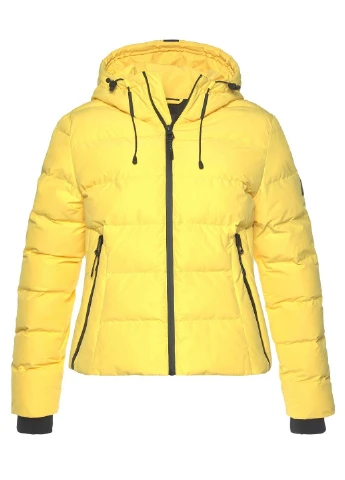 Жовта демісезонна куртка Superdry