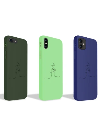 Чохол силіконовий Apple Iphone Xs Max Контурний мінімалізм (Contour minimalism) (8226-1360) MobiPrint (219776306)