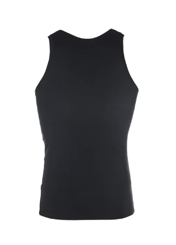 Черная майка mens modal classic vest 1-pack black — 585018 - 002 с коротким рукавом Tatkan