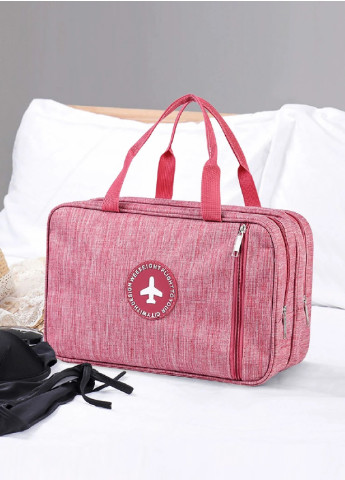 Дорожный органайзер ручная кладь компактная сумка для вещей для путешествий 33х20х16 см (473505-Prob) Розовый Unbranded (254966256)