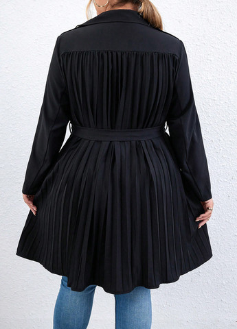 Плащ SHEIN на пуговицах демисезон (342965604)