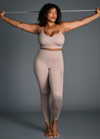 Бежевые демисезонные леггинсы Victoria's Secret