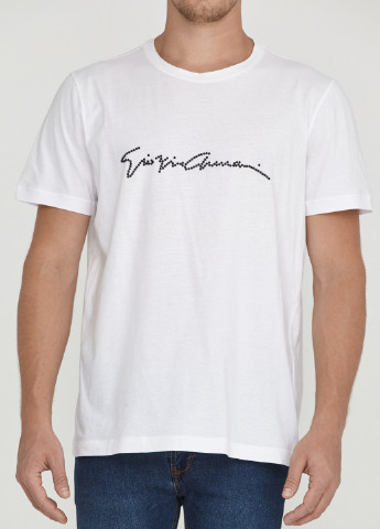 Белая футболка Giorgio Armani