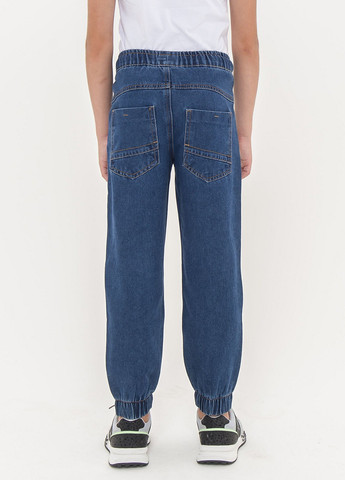 Синие демисезонные джоггеры джинсы Piazza Italia