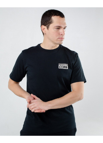 Темно-серая футболка cons short sleeve tee Converse