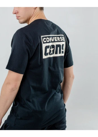 Темно-серая футболка cons short sleeve tee Converse