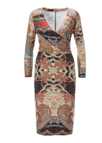 Комбінована ділова сукня Madeleine турецькі огірки