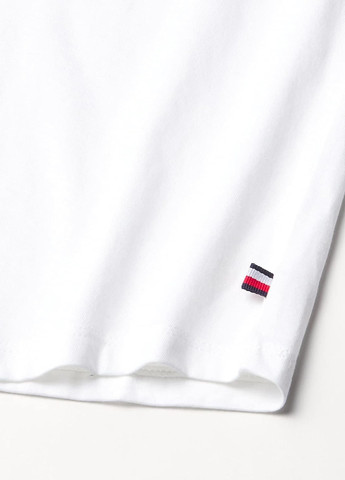 Белая летняя футболка Tommy Hilfiger