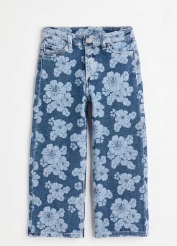 Синие демисезонные джинсы для девочки 8540 116 см синий 62397 H&M