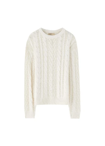 Молочный демисезонный джемпер джемпер Pull & Bear