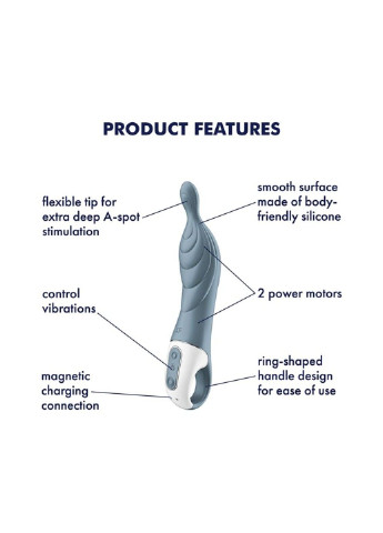 Вібратор для точки А A-Mazing 2 Grey Satisfyer (254734305)