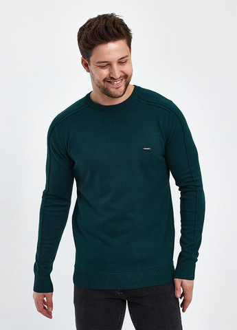 Темно-зеленый демисезонный свитер джемпер Trend Collection