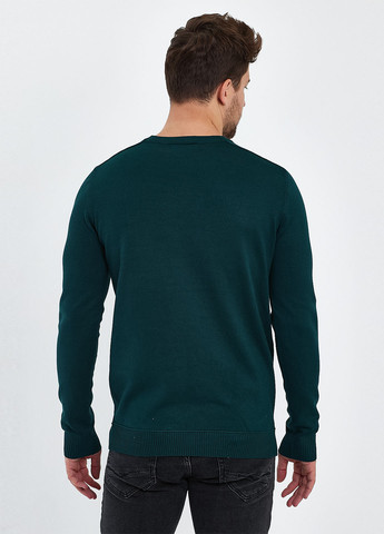 Темно-зелений демісезонний светр джемпер Trend Collection