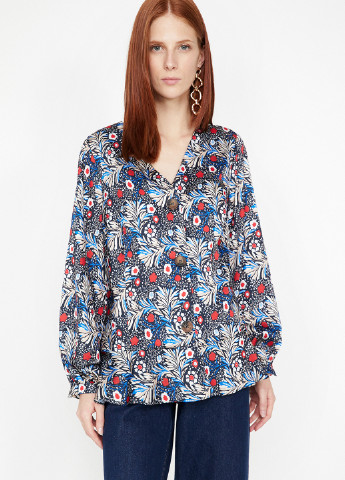 Комбинированная блуза KOTON