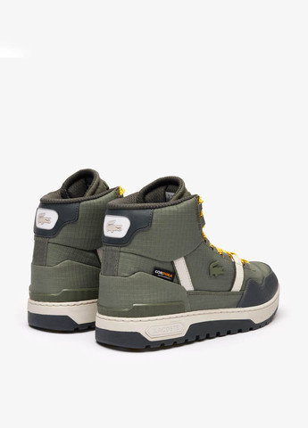 Сіро-зелені Осінні кросівки Lacoste T-Clip