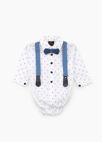 Синій демісезонний костюм Mini papi
