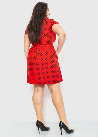 Червона кежуал сукня Ager в горошок