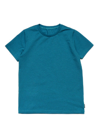 Синяя летняя футболка с коротким рукавом Jako-O