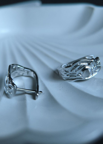 Сережки Silver Flame (350941249)