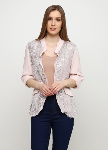 Светло-розовый кэжуал пиджак Made in Italy - однотонный - демисезонный