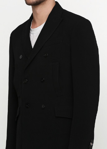 Черное демисезонное Пальто Marciano