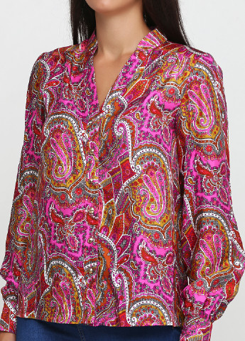 Фуксиновая демисезонная блуза Tibi