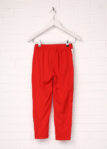Красные кэжуал летние зауженные брюки Yclu