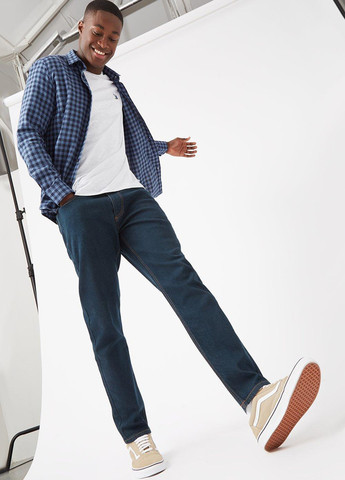 Синяя кэжуал рубашка в клетку Burton