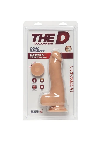Фаллоимитатор The D - Master D - 7.5 Inch With Balls - ULTRASKYN, диаметр 5,1см Doc Johnson (254885521)