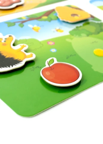Игра с липучками "Кто что ест?" VT1302-27 (укр) Vladi toys (255391286)