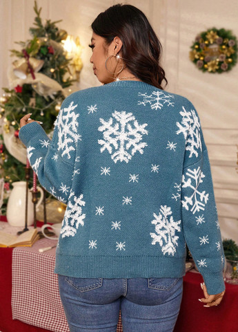 Морської хвилі зимовий джемпер джемпер SHEIN