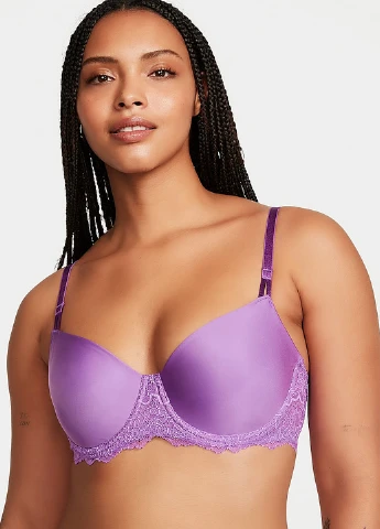 Бузковий демісезонний комплект (бюстгальтер, трусики) Victoria's Secret