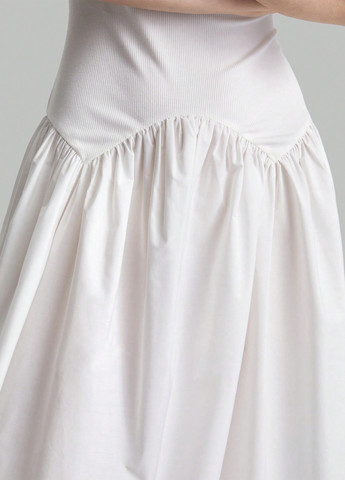 Білий кежуал сукня сукня-майка SHEIN однотонна