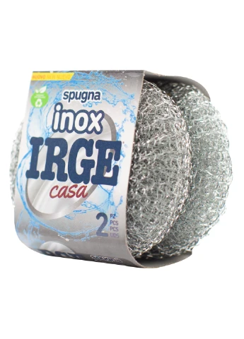 Скребок металлический для мытья посуды Inox 2 шт IRGE (255417450)
