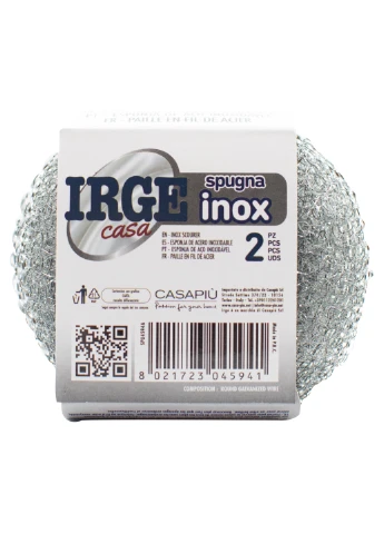 Скребок металлический для мытья посуды Inox 2 шт IRGE (255417450)