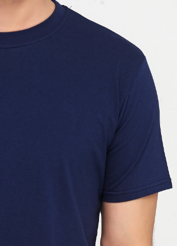 Темно-синя футболка чоловіча 19м319-17 синя(електро) з коротким рукавом Malta