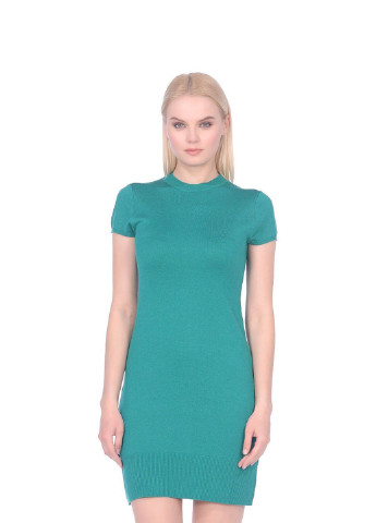 Комбинированное кэжуал платье United Colors of Benetton однотонное