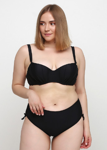 Чорний літній купальник (ліф, труси) Fuba.Vi