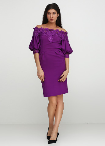 Фиолетовое кэжуал платье Arizona однотонное