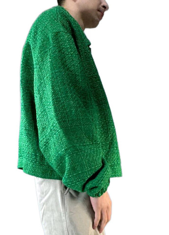 Зеленая демисезонная куртка Boohoo