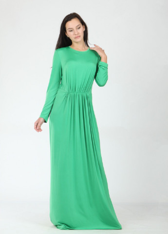 Салатова вечірня плаття, сукня Mozah однотонна