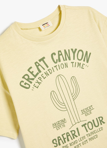 Пудровая летняя футболка KOTON